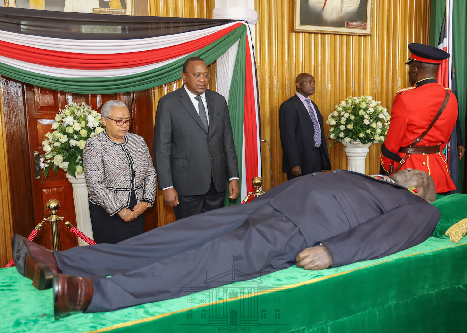 President Kenyatta Pays Glowing Tribute To Mzee Moi As Preparation For State Funeral Ceremonies