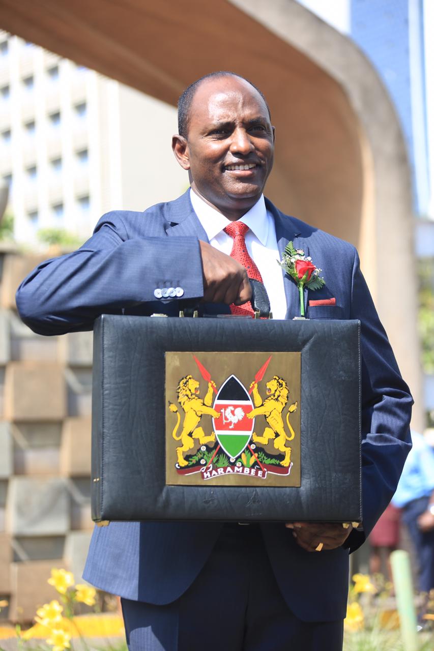 Amb. Ukur Yatani Budget Day arrival at Parliament, June 11 ...