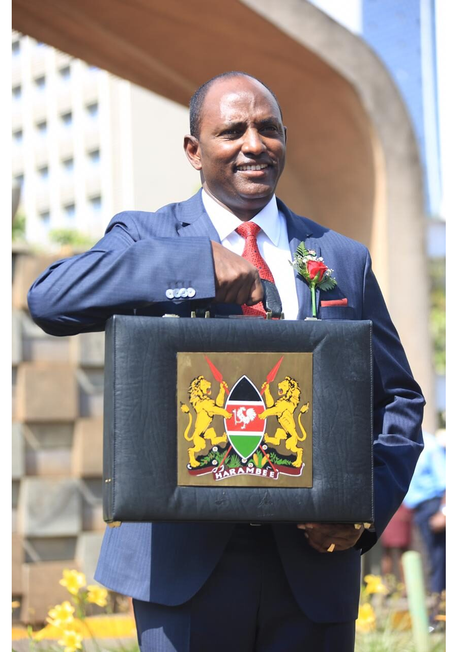 Amb. Ukur Yatani Budget Day arrival at Parliament, June 11, 2020